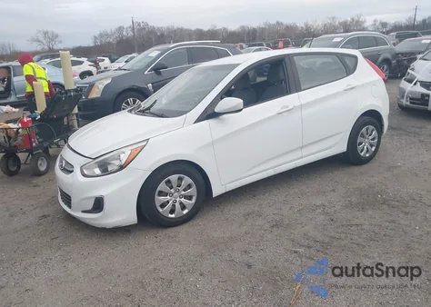 2016 Hyundai Accent Se z USA, uszkodzony, nr VIN KMHCT5AE1GU283521